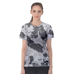 Stone Dragon Camouflage Women s Sport Mesh Tee