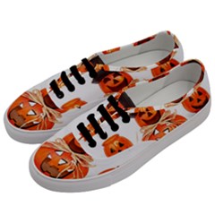 Funny Halloween Pumpkins Men s Classic Low Top Sneakers by gothicandhalloweenstore