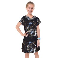 Christmas Star Ball Kids  Drop Waist Dress by Celenk