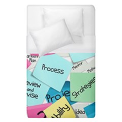 Stickies Post It List Business Duvet Cover (single Size) by Celenk