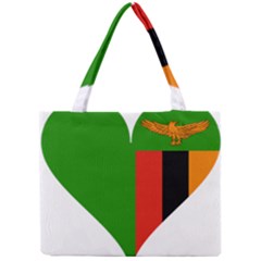 Heart Love Heart Shaped Zambia Mini Tote Bag by Celenk