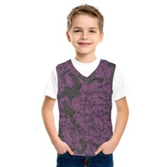 Purple Black Red Fabric Textile Kids  Sportswear by Celenk