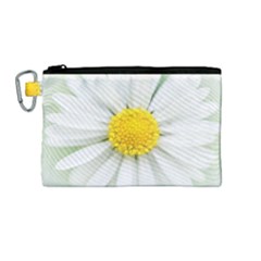 Art Daisy Flower Art Flower Deco Canvas Cosmetic Bag (m) by Celenk