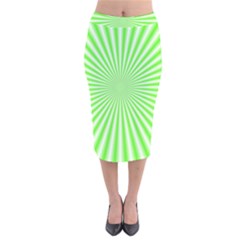 Pattern Velvet Midi Pencil Skirt by gasi