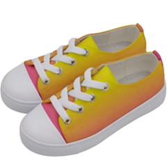 Pattern Kids  Low Top Canvas Sneakers by gasi