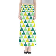 Pattern Full Length Maxi Skirt by gasi