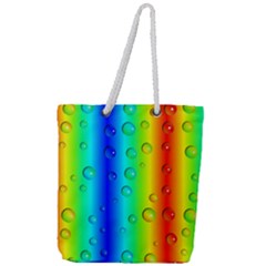 Pattern Full Print Rope Handle Tote (large) by gasi