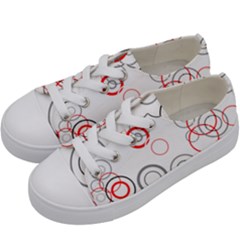 Pattern Kids  Low Top Canvas Sneakers by gasi