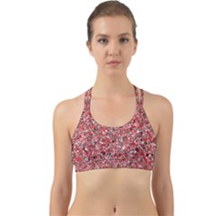 Pattern Back Web Sports Bra by gasi