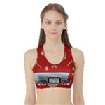 Hilarious holidays  Sports Bra with Border