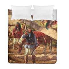 Apache Braves Duvet Cover Double Side (full/ Double Size) by allthingseveryone
