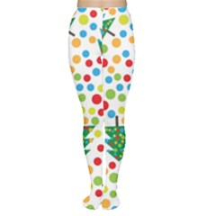 Pattern Circle Multi Color Women s Tights by Celenk