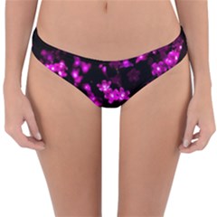 Abstract Background Purple Bright Reversible Hipster Bikini Bottoms by Celenk