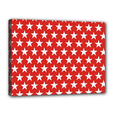 Star Christmas Advent Structure Canvas 16  X 12  by Celenk
