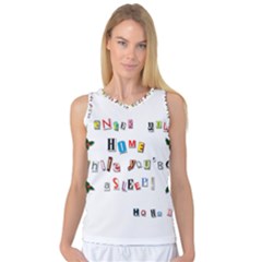 Santa s Note Women s Basketball Tank Top by Valentinaart