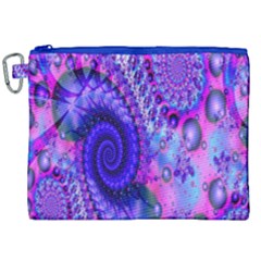 Fractal Fantasy Creative Futuristic Canvas Cosmetic Bag (xxl) by Celenk