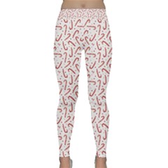 Candy Cane Classic Yoga Leggings by patternstudio