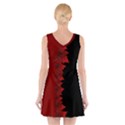 Canada Maple Leaf  V-Neck Sleeveless Skater Dress View2