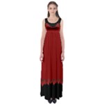 Canada Maple Leaf  Empire Waist Maxi Dress