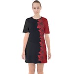 Canada Maple Leaf  Sixties Short Sleeve Mini Dress