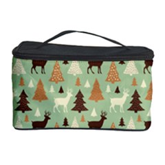 Reindeer Tree Forest Art Cosmetic Storage Case