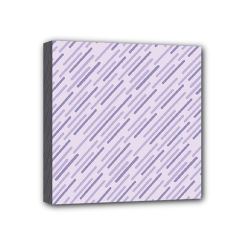 Halloween Lilac Paper Pattern Mini Canvas 4  X 4  by Celenk