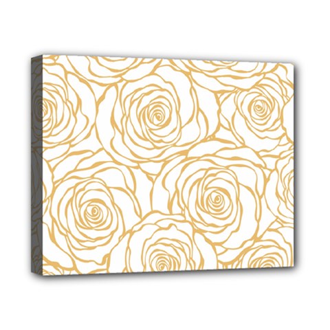 Yellow Peonies Canvas 10  X 8  by NouveauDesign