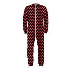 Sexy Red And Black Polka Dot Onepiece Jumpsuit (kids) by PodArtist