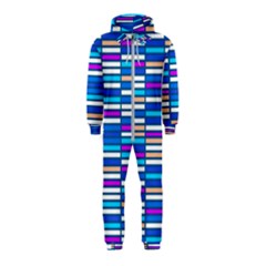Color Grid 04 Hooded Jumpsuit (kids)