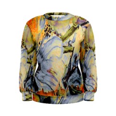 Flower Texture Pattern Fabric Women s Sweatshirt by Celenk