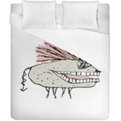 Monster Rat Hand Draw Illustration Duvet Cover (california King Size) by dflcprints