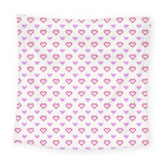 Pixel Hearts Square Tapestry (large) by jumpercat
