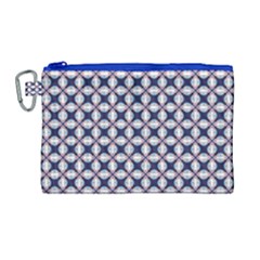Kaleidoscope Tiles Canvas Cosmetic Bag (large) by jumpercat