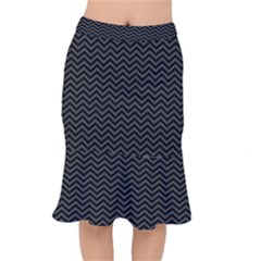 Dark Chevron Mermaid Skirt by jumpercat