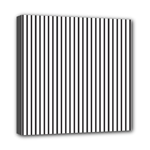 Basic Vertical Stripes Mini Canvas 8  X 8 