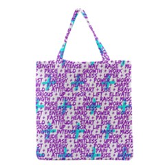 Hard Workout Grocery Tote Bag by jumpercat