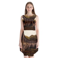 Viaduct Structure Landmark Historic Sleeveless Chiffon Dress   by BangZart