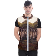 Viaduct Structure Landmark Historic Men s Puffer Vest by BangZart