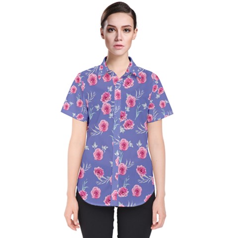 Roses And Roses Women s Short Sleeve Shirt by jumpercat