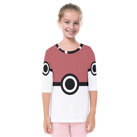 Monters Hunter Kids  Quarter Sleeve Raglan Tee by jumpercat