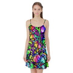 Network Nerves Nervous System Line Satin Night Slip by BangZart