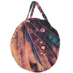 Abstract Wallpaper Images Giant Round Zipper Tote by BangZart