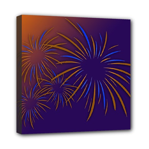 Sylvester New Year S Day Year Party Mini Canvas 8  X 8  by BangZart