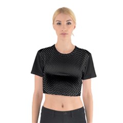 Q Tips Collage Space Cotton Crop Top by BangZart