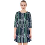 Printed Circuit Board Circuits Smock Dress