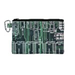 Printed Circuit Board Circuits Canvas Cosmetic Bag (Medium)