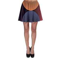 Geometric Swirls Skater Skirt