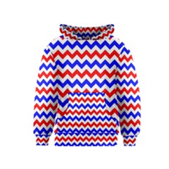 Zig Zag Pattern Kids  Pullover Hoodie by Celenk