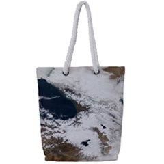 Winter Olympics Full Print Rope Handle Tote (small)