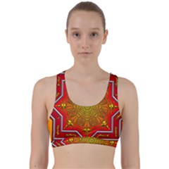 Mandala Zen Meditation Spiritual Back Weave Sports Bra by Celenk